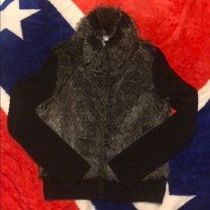 Faux Fur Sweater